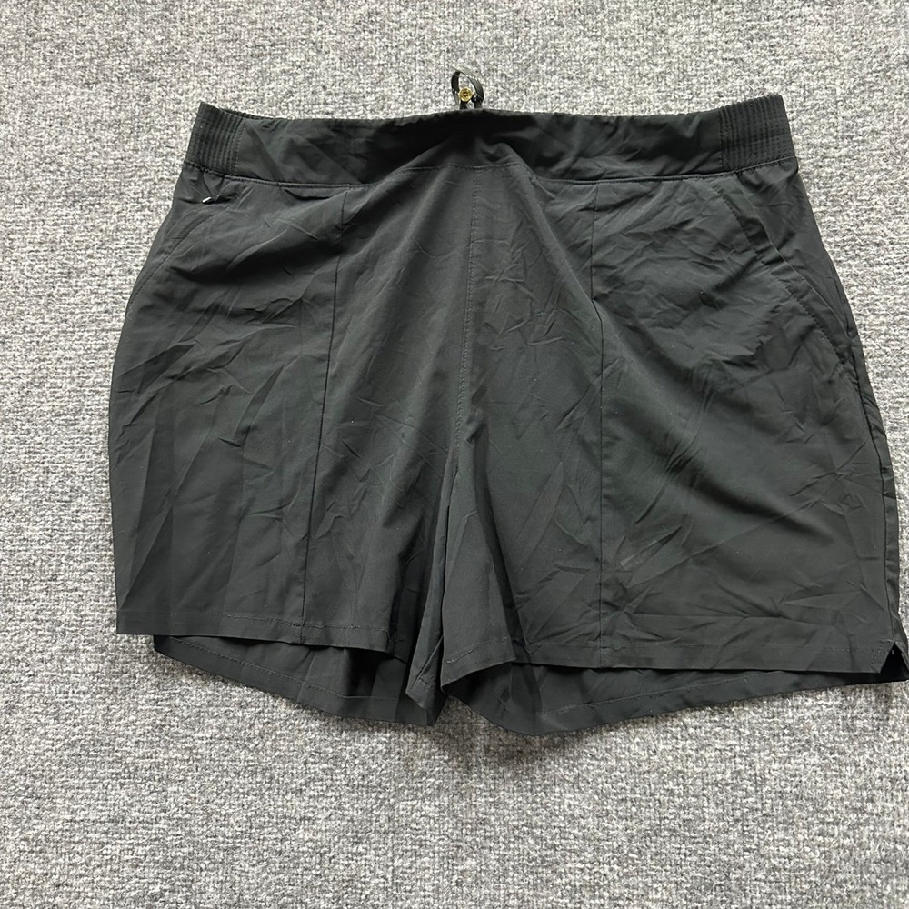 Columbia Shorts Womens XL Black PFG Performance Stretch Athletic Hiking Active